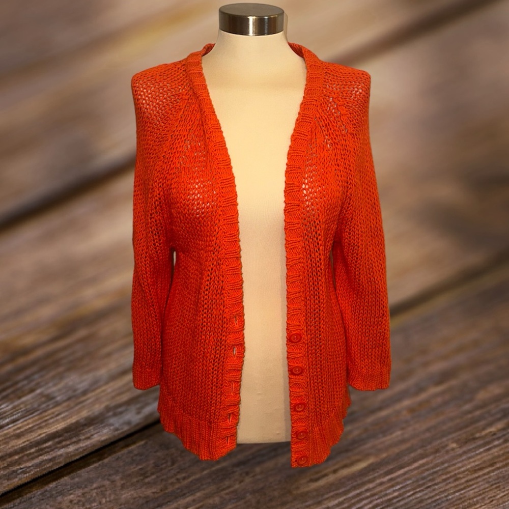 Lane Bryant Bright Orange Sweater